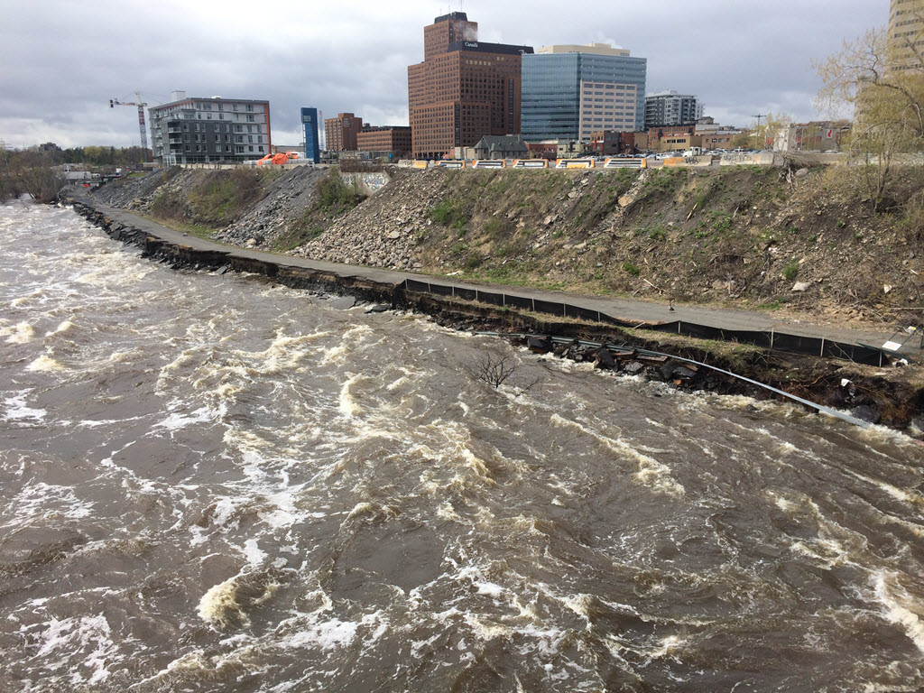 Ottawa river erosion 2019